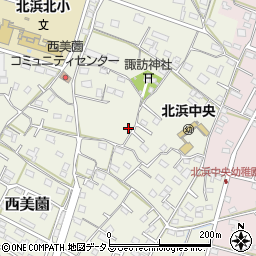静岡県浜松市浜名区西美薗1475周辺の地図