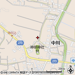 静岡県周智郡森町中川周辺の地図