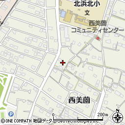 静岡県浜松市浜名区西美薗1382周辺の地図