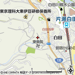 静岡県賀茂郡東伊豆町白田108-2周辺の地図