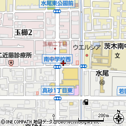 茨木ライフ薬局周辺の地図