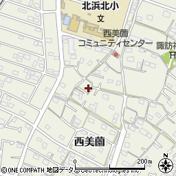 静岡県浜松市浜名区西美薗1495周辺の地図