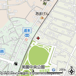 静岡県浜松市浜名区西美薗3104周辺の地図