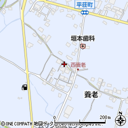 兵庫県加古川市平荘町養老342周辺の地図