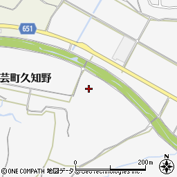 田中川周辺の地図