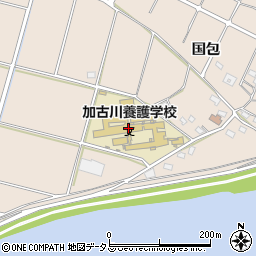 加古川市立加古川養護学校周辺の地図