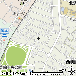 静岡県浜松市浜名区西美薗3195周辺の地図