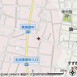 静岡県浜松市浜名区東美薗1243周辺の地図