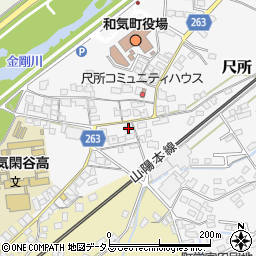 岡山県和気郡和気町尺所43-2周辺の地図