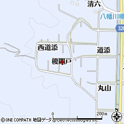 愛知県西尾市西幡豆町榎開戸周辺の地図