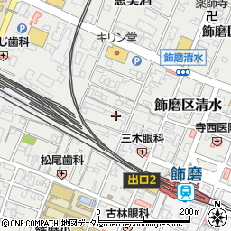 飾磨中村コーポ周辺の地図