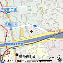 〒560-0041 大阪府豊中市清風荘の地図
