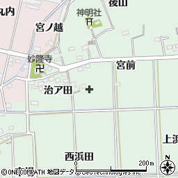 愛知県西尾市吉良町小山田治ア田28周辺の地図