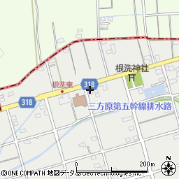 静岡県浜松市中央区根洗町288周辺の地図