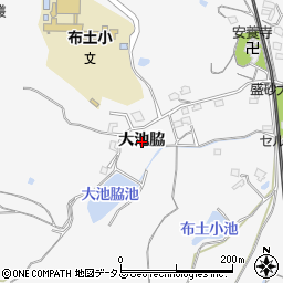 愛知県知多郡美浜町布土大池脇周辺の地図