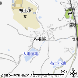 愛知県美浜町（知多郡）布土（大池脇）周辺の地図
