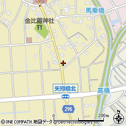 静岡県浜松市浜名区平口1388-1周辺の地図