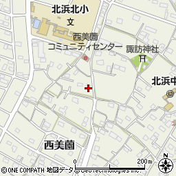 静岡県浜松市浜名区西美薗1488周辺の地図