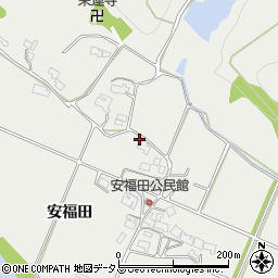 兵庫県三木市志染町安福田662周辺の地図