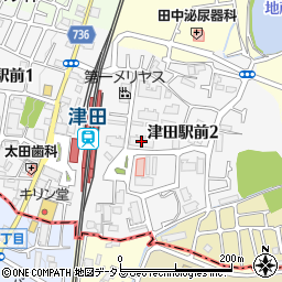 ロイヤルアーク津田駅前ステラ周辺の地図