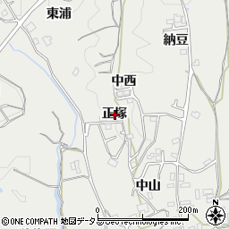 京都府相楽郡和束町別所正塚周辺の地図