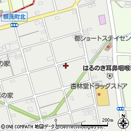 静岡県浜松市中央区根洗町148周辺の地図