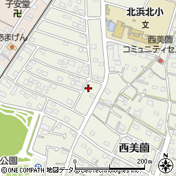 静岡県浜松市浜名区西美薗3156周辺の地図