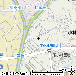 静岡県浜松市浜名区小林134-13周辺の地図