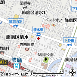 兵庫県姫路市飾磨区玉地1丁目91周辺の地図