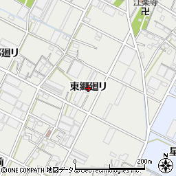 愛知県豊橋市下条西町東郷廻リ周辺の地図