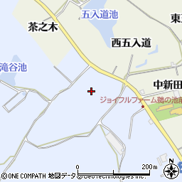 愛知県知多郡美浜町奥田新入道平井周辺の地図