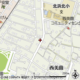 静岡県浜松市浜名区西美薗3160周辺の地図