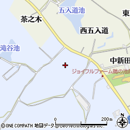 愛知県美浜町（知多郡）奥田（新入道平井）周辺の地図