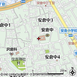 シャーメゾン安倉周辺の地図