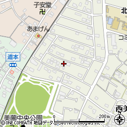 静岡県浜松市浜名区西美薗3185周辺の地図