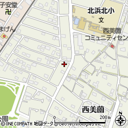 静岡県浜松市浜名区西美薗3159周辺の地図