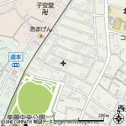 静岡県浜松市浜名区西美薗3184周辺の地図