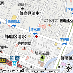 兵庫県姫路市飾磨区玉地1丁目93周辺の地図