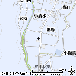 愛知県西尾市西幡豆町番場4-1周辺の地図