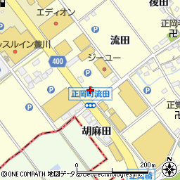 モスバーガー豊川正岡店周辺の地図