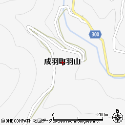 岡山県高梁市成羽町羽山周辺の地図