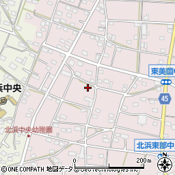 静岡県浜松市浜名区東美薗1231周辺の地図