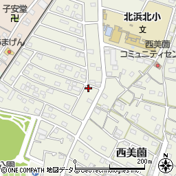 静岡県浜松市浜名区西美薗3158周辺の地図