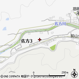 兵庫県相生市佐方3丁目周辺の地図