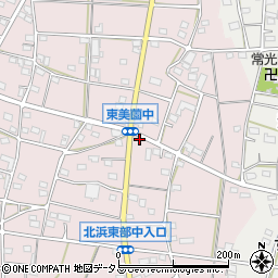 静岡県浜松市浜名区東美薗1245周辺の地図