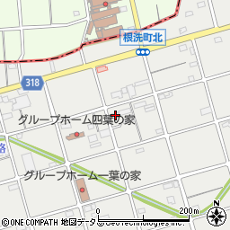 静岡県浜松市中央区根洗町193周辺の地図