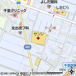 三十三銀行スーパーサンシ河芸店 ＡＴＭ周辺の地図