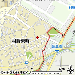 大阪府枚方市村野東町70-4周辺の地図