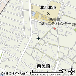 静岡県浜松市浜名区西美薗1497周辺の地図