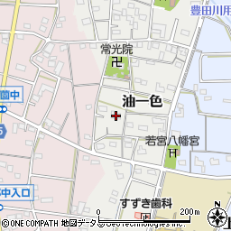 静岡県浜松市浜名区油一色132周辺の地図